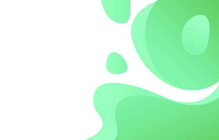 Design of web page vector, business banner abstraction. Background white and blue color, abstract formless shapes, creative theme for site or presentation. 3D paperのイラスト素材