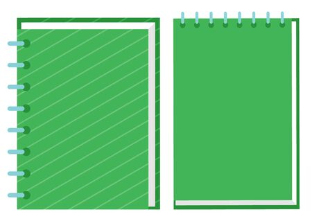 Books vector, notebook and textbook isolated printed material for school and education. Encyclopedia closeup, manual getting knowledge in universityのイラスト素材