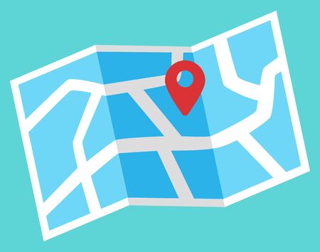 Map with location in blue color, worldwide delivery, logistic element, international transportation...