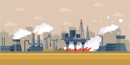 Climate change and global warming concept. Save the planet. World environment day. Earth day. Sustainable lifestyle and climate change problem. Global warming. Drought effect. Biodiversityのイラスト素材
