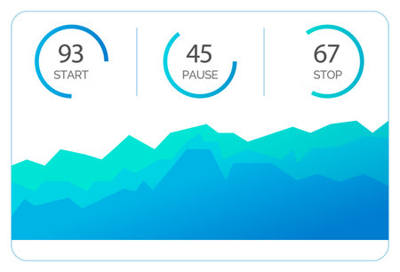 Infographic dashboard. Admin panel. Vector illustrarion The template provided structure for...