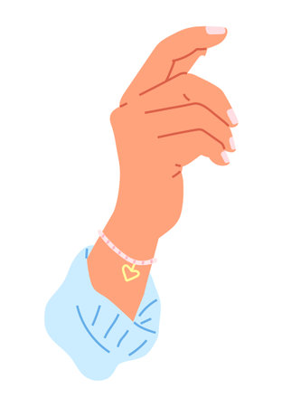 Hands pose vector illustration. The expressive finger gestures conveyed myriad emotions The hands pose concept symbolized unity and collaboration The gesturing hands emphasized importanceのイラスト素材