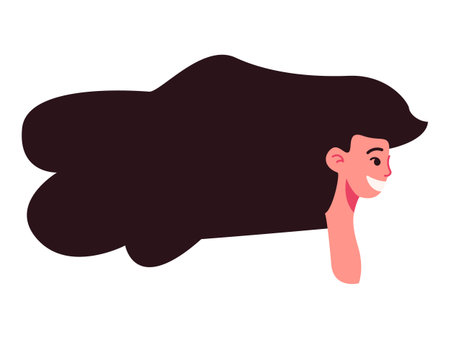 People avatar vector illustration. Identity is sense self and distinguishing features make person who they are Uniqueness lies in diversity of people and their perspectives Individualism celebratesのイラスト素材