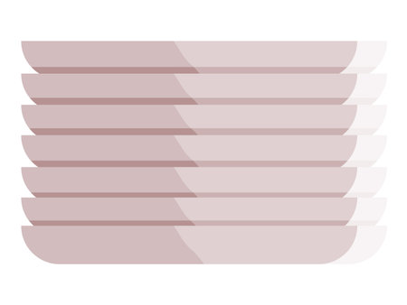 Kitchen dishes vector illustration. Cookware and flatware, integral to kitchen, shape dining experience Elegant porcelain dishes and glassware elevate aesthetics table Culinary magic happensのイラスト素材