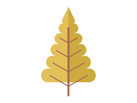 Tree vector illustration. Trees are essential for maintaining ecological balance and preserving biodiversity Natures beauty is reflected in intricate patterns and shapes leaves Environmentalのイラスト素材