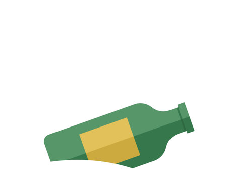 Garbage vector illustration. Utilizing eco-friendly products contributes to sustainable, clean environment Garbage serves as metaphor for collective responsibility for waste managementのイラスト素材