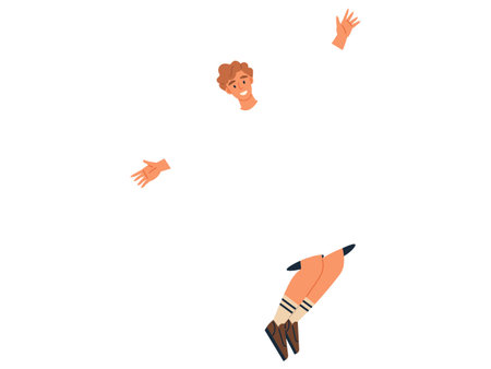Happy people vector illustration. Happy people radiate joy, making every moment celebration life The happy people metaphor embodies essence cheerful character Celebration is language happy peopleのイラスト素材