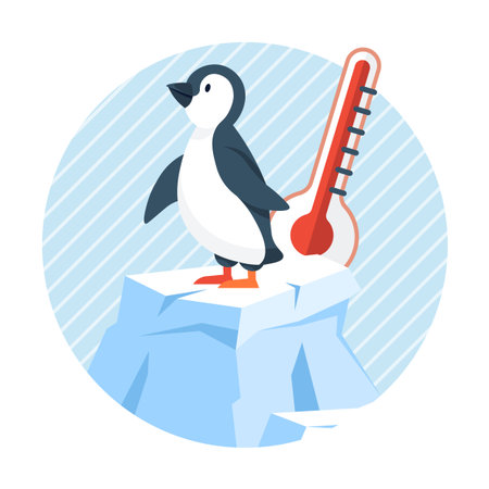 Hot weather vector illustration. Hot weather, everlasting caress, transcends confines seasons, imprinting its mark on climate tableau Ambience metamorphoses with ascending mercury, crafting vistaのイラスト素材