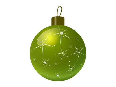 Christmas colorful balls for Christmas treeのイラスト素材