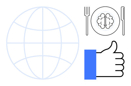 Global communication concept. global ideas, digital consumption, and modern connectivity. Global communication reshaping the way we interact, think, and consume content. For technology, mediaのイラスト素材