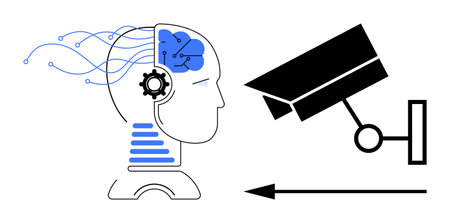 Surveillance technology. AI-powered systems enable advanced surveillance through neural networks and...