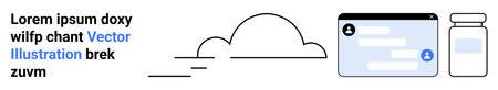 Cloud technology, online messaging, telehealth, digital communication, healthcare, data storage....