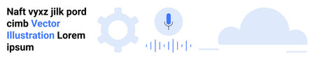 Cloud computing, voice recognition, data processing, AI technology, speech-to-text, automation. Gear...