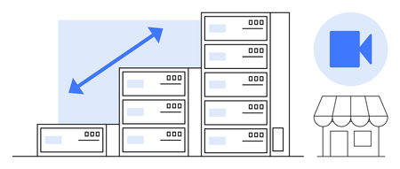 Data management, scalability, technology growth, cloud storage, video streaming, business...
