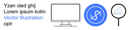 Financial growth, business analysis, technology, online economy, data visualization, digital tools....