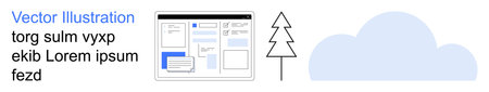 Web design, user interface, cloud computing, eco-friendly tech, minimalism, data visualization. A...