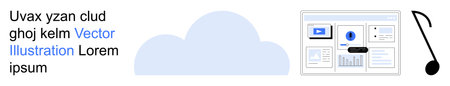 Cloud computing, digital storage, media content, data analysis, technology services, music...