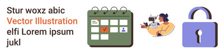 Security, organization, online collaboration, data privacy, scheduling, productivity. A calendar...
