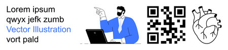 Digital transformation, healthcare communication, QR code functionality, online education,...