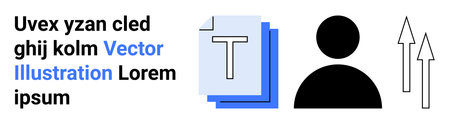 Branding, business growth, digital media, user focus, progress, communication. Minimalist design...
