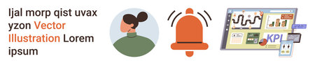 Data analysis, notifications, user management, digital tools, communication, technology. Dashboard...