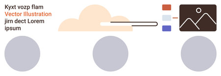 Cloud storage, data transfer, file sharing, digital services, technology visualization,...