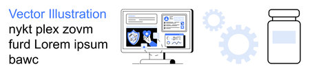 Cybersecurity, digital identity, healthcare technology, data analysis, medical innovation, online...