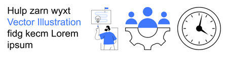 Business teamwork, productivity, management, scheduling, workflow, communication. Visuals include a...