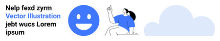 Emotion expression, creative communication, digital illustration, brand messaging, positivity,...