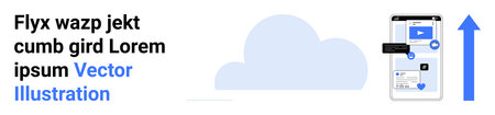 Cloud storage, mobile applications, data transfer, connectivity, online sharing, communication...