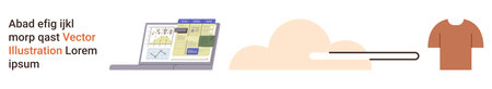 Digital design, e-commerce, cloud computing, online tools, creative workflow, garment design. A...