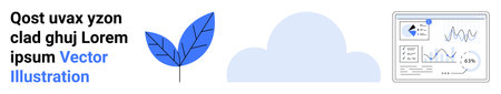 Environmental sustainability, cloud computing, data analytics, technology, eco-friendly solutions,...