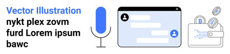 Digital communication, voice input, secure transactions, online messaging, digital wallet,...