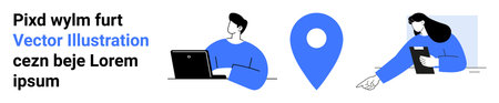 Navigation, teamwork, digital communication, workplace collaboration, technology services,...