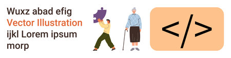 Education, technology, coding, aging population, problem-solving, and character design. Elderly...
