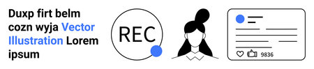 Social media, content creation, user interface, online profiles, engagement analytics, digital...