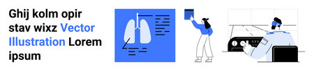 Medical diagnostics, radiology analysis, healthcare technology, lung examination, hospital practice,...