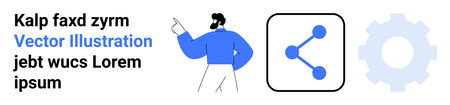 Technology, collaboration, system settings, teamwork, digital tools, user interaction. A person...