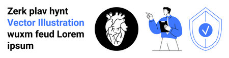 Healthcare, medical education, health security, data protection, diagnosis, anatomy learning. Heart...
