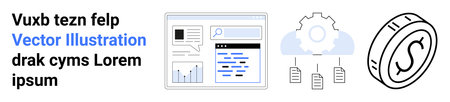 Data analytics, cloud storage, fintech services, web interface, network systems, digital economy....