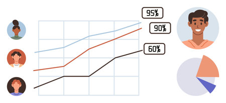 Data analytics, user insights, demographics, performance tracking, trends, business growth. Growth...