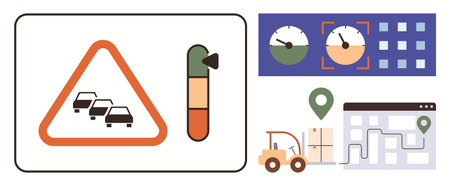 Traffic analysis, logistics planning, inventory tracking, route optimization, delivery management,...