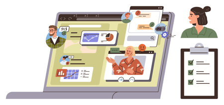 Remote work, team communication, digital workflows, online courses, business planning, virtual...
