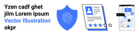 Cybersecurity, data privacy, identity verification, online safety, user authentication, digital...