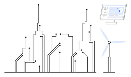 Smart city, renewable energy, digital innovation, urban infrastructure, technology solutions, data...