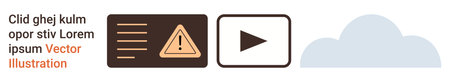 Digital services, cloud storage, multimedia management, warnings, technology, online platforms....