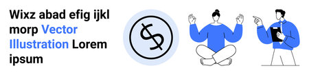 Financial management, wellness, meditation, teamwork, business planning, corporate mindset. A dollar...