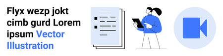 Remote work, online learning, team coordination, digital platforms, video conferencing, file...