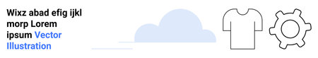 Technology, apparel design, process management, minimalism, branding, data systems. A cloud, T-shirt...