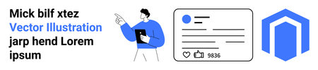 Business communication, social media profiles, branding identity, marketing tools, digital...